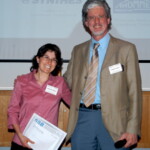 B. San Miguel (University of Zurich; best podium presentation award) and J. Lemaître (EPFL; SSB president)
Enhanced bone regeneration by a bioabsorbable and bioactive PLGA membrane