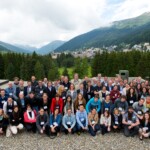 Group picture on the roof of the conference center during the 19th Swiss Conference on Biomaterials (SSB), Congress Center Davos, Room Aspen, June 26, 2013, (26.06.2013)