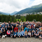 Group picture on the roof of the conference center during the 19th Swiss Conference on Biomaterials (SSB), Congress Center Davos, Room Aspen, June 26, 2013, (26.06.2013)