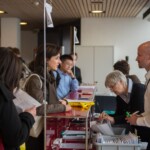 Matteo Deste (R) on the registration during the 19th Swiss Conference on Biomaterials (SSB), Congress Center Davos, Room Aspen, June 25, 2013, (25.06.2013)