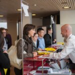 Matteo Deste (R) on the registration during the 19th Swiss Conference on Biomaterials (SSB), Congress Center Davos, Room Aspen, June 25, 2013, (25.06.2013)