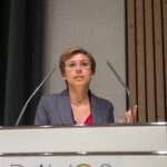 Laetitia (Läetitia) Galea (Robert Mathys RMS Foundation) delivers a presentation during the 19th Swiss Conference on Biomaterials (SSB), Congress Center Davos, Room Aspen, June 25, 2013, (25.06.2013)