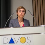Laetitia (Läetitia) Galea (Robert Mathys RMS Foundation) delivers a presentation during the 19th Swiss Conference on Biomaterials (SSB), Congress Center Davos, Room Aspen, June 25, 2013, (25.06.2013)