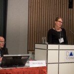 Joanna Idaszek (R) and David Eglin delivers a presentation during the 19th Swiss Conference on Biomaterials (SSB), Congress Center Davos, Room Aspen, June 25, 2013, (25.06.2013)