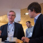 Participants during a coffee break, 19th Swiss Conference on Biomaterials (SSB), Congress Center Davos, Room Aspen, June 26, 2013, (25.06.2013)