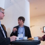 Participants during a coffee break, 19th Swiss Conference on Biomaterials (SSB), Congress Center Davos, Room Aspen, June 26, 2013, (25.06.2013)