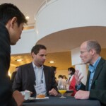 David Eglin (R) and Lukas Pfister during a coffee break, 19th Swiss Conference on Biomaterials (SSB), Congress Center Davos, Room Aspen, June 26, 2013, (25.06.2013)