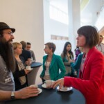 Participants during a coffee break, 19th Swiss Conference on Biomaterials (SSB), Congress Center Davos, Room Aspen, June 26, 2013, (25.06.2013)