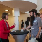Participants during a coffee break, 19th Swiss Conference on Biomaterials (SSB), Congress Center Davos, Room Aspen, June 26, 2013, (25.06.2013)