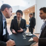 Participants during a coffee break, 19th Swiss Conference on Biomaterials (SSB), Congress Center Davos, Room Aspen, June 26, 2013, (25.06.2013)