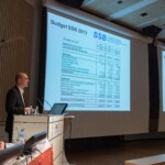 Giancarlo Rizzoli delivers a presentation during the 19th Swiss Conference on Biomaterials (SSB), Congress Center Davos, Room Aspen, June 26, 2013, (26.06.2013)