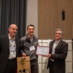 Honorary of from left Giancarlo Rizzoli, Mark Bohner and Paul Henri Vallotton during the 19th Swiss Conference on Biomaterials (SSB), Congress Center Davos, Room Aspen, June 26, 2013, (26.06.2013)